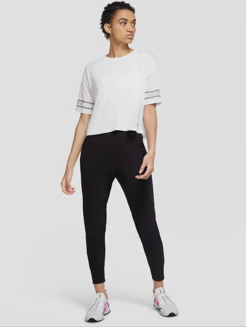 Nike Womens Bliss Lux Full Length Training Pant Jogger - Black L (EUC)
